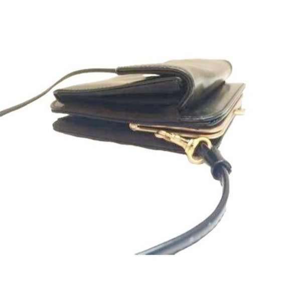 Rosetti Faux Leather Vinyl Handbag Shoulder Small Black Bag Crossbody Organizer - Picture 4 of 9